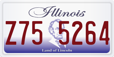 IL license plate Z755264