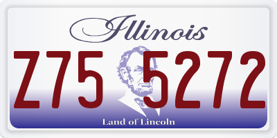 IL license plate Z755272