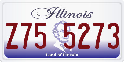 IL license plate Z755273
