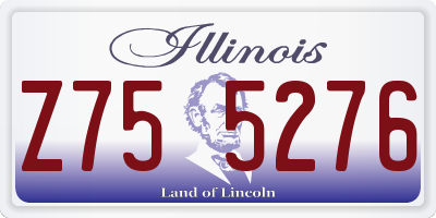 IL license plate Z755276