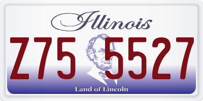 IL license plate Z755527