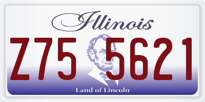 IL license plate Z755621
