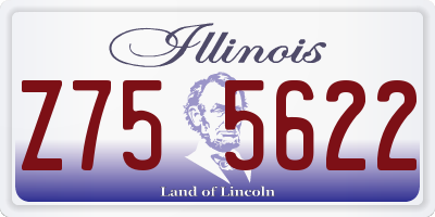 IL license plate Z755622