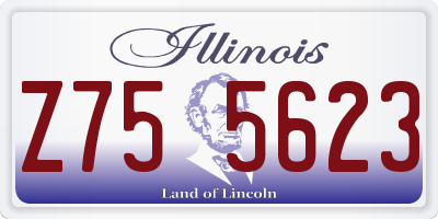 IL license plate Z755623