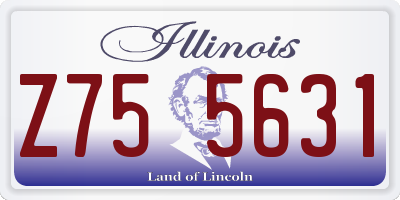 IL license plate Z755631