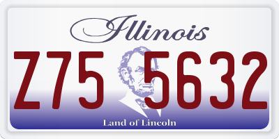 IL license plate Z755632