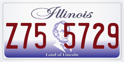 IL license plate Z755729