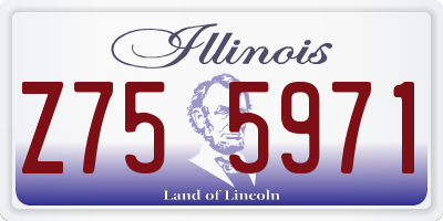 IL license plate Z755971