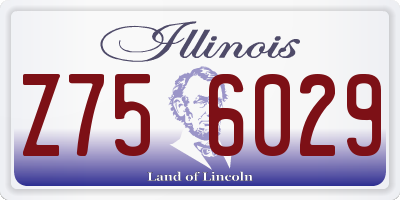 IL license plate Z756029