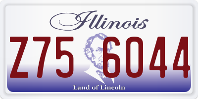 IL license plate Z756044