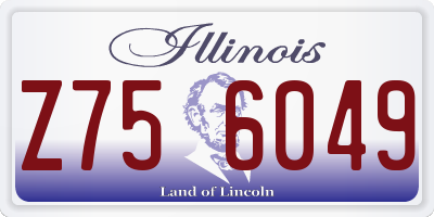 IL license plate Z756049