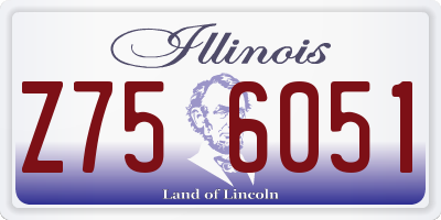 IL license plate Z756051