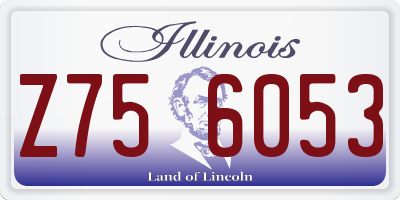 IL license plate Z756053