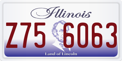 IL license plate Z756063