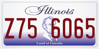 IL license plate Z756065