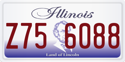 IL license plate Z756088