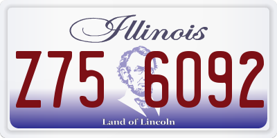 IL license plate Z756092