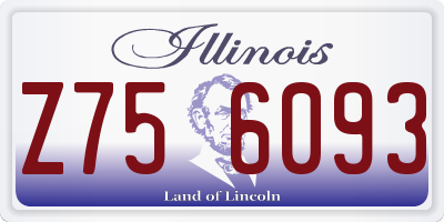 IL license plate Z756093