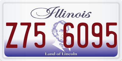 IL license plate Z756095