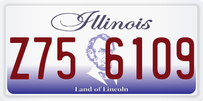 IL license plate Z756109