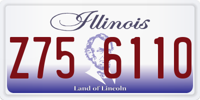IL license plate Z756110