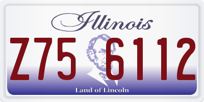 IL license plate Z756112