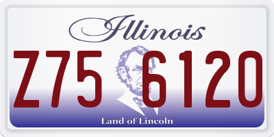 IL license plate Z756120