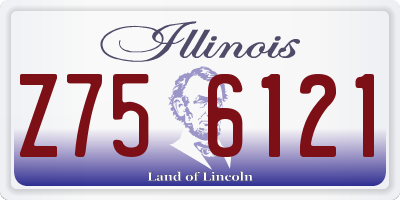 IL license plate Z756121