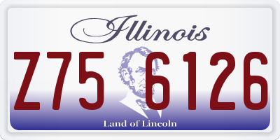 IL license plate Z756126