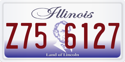 IL license plate Z756127