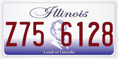 IL license plate Z756128