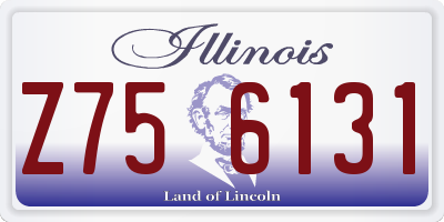 IL license plate Z756131