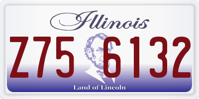 IL license plate Z756132