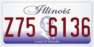 IL license plate Z756136