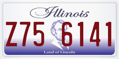 IL license plate Z756141