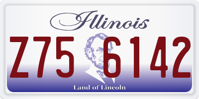 IL license plate Z756142