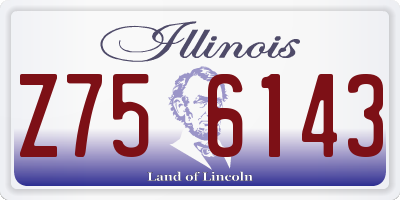 IL license plate Z756143