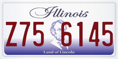 IL license plate Z756145