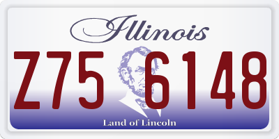 IL license plate Z756148