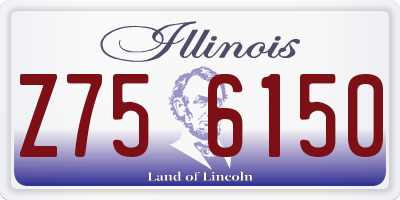 IL license plate Z756150