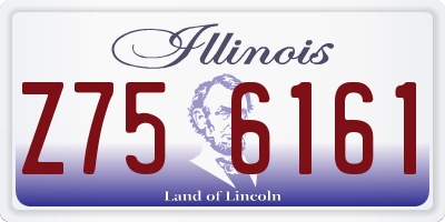 IL license plate Z756161