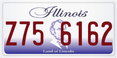 IL license plate Z756162
