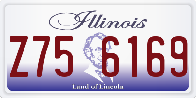 IL license plate Z756169