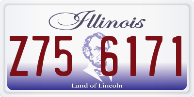 IL license plate Z756171