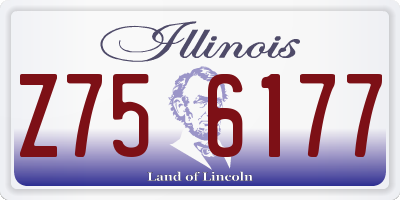 IL license plate Z756177