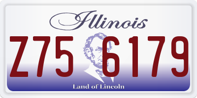 IL license plate Z756179