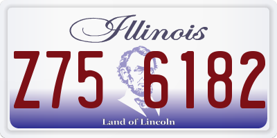 IL license plate Z756182