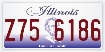 IL license plate Z756186