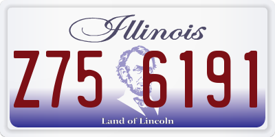 IL license plate Z756191