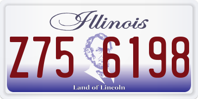 IL license plate Z756198